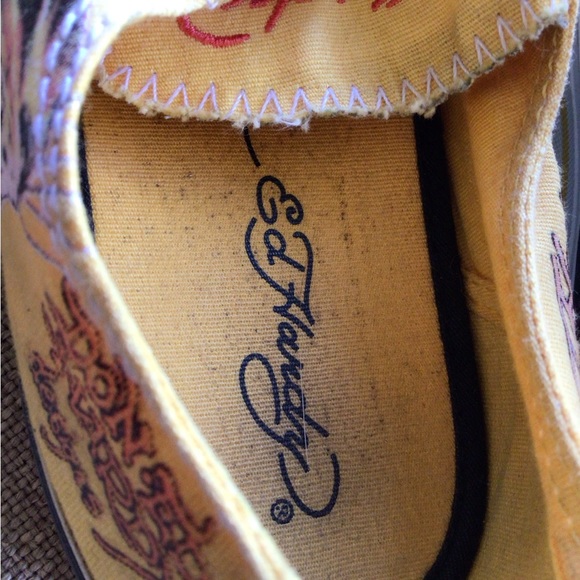 Ed Hardy cheetah graphic sneakers Size 8 - Picture 12 of 13